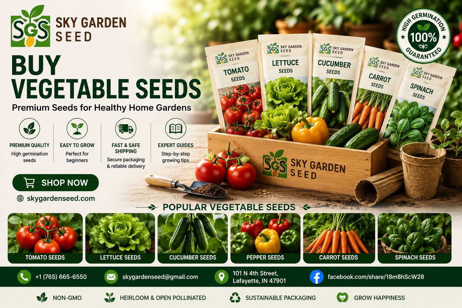 Buy Vegetable Seeds: Premium Seeds for Healthy Home Gardens